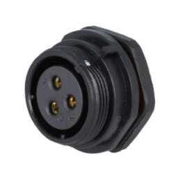 Soclu; SP21; mamă; PIN: 3; IP68; 30A; lipire; 500V; 4mm2; -25÷85°C