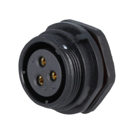 Soclu; SP21; mamă; PIN: 3; IP68; 30A; lipire; 500V; 4mm2; -25÷85°C