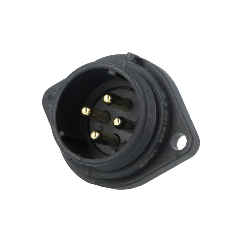 Soclu; SP21; tată; PIN: 4; IP68; 10A; terminal cu şurub; 500V; 1,5mm2 Soclu; SP21; tată; PIN: 4; IP68; 10A; terminal cu şurub; 500V; 1,5mm2