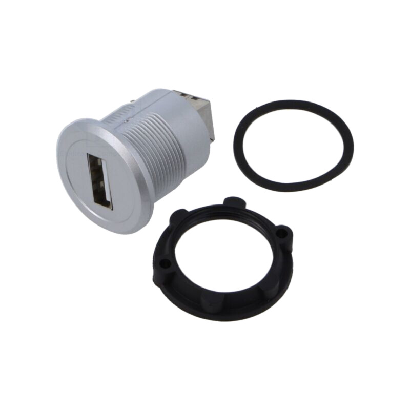 Adaptor; USB A soclu,USB B soclu; USB 2.0; Filet: M22; 1÷10mm