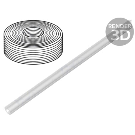Cablu pneumatic; -0,95÷10bar; poliuretan termoplastic TPE-U