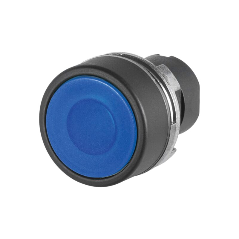 Comutator: acţionat prin apăsare; 22mm; Poz.i stab: 1; albastră Comutator: acţionat prin apăsare; 22mm; Poz.i stab: 1; albastră
