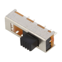 Comutator: glisant; Poz: 4; 0,3A/30VDC; ON-ON-ON-ON; PCB,THT; 30mΩ