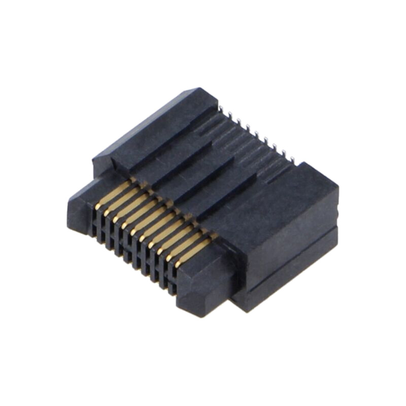 Conector: PCB-PCB; tată; PIN: 20; 0,8mm; ERM8; aurit; SMT; soclu; 1,4A Conector: PCB-PCB; tată; PIN: 20; 0,8mm; ERM8; aurit; SMT; soclu; 1,4A