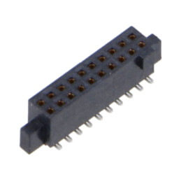 Conector: PCB-PCB; mamă; PIN: 20; 1,27mm; SFM; argintat selectiv
