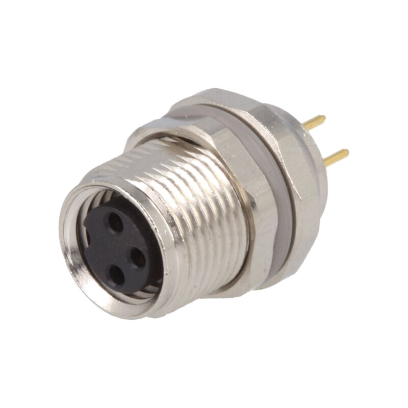 Conector: M8; mamă; PIN: 3; neecranaţi; soclu; IP67; 60V; 2÷4,5mm
