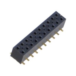 Conector: PCB-PCB; mamă; PIN: 20; 2mm; TLE; aurit; SMT; soclu; 3,2A