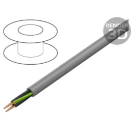 Cablu; ÖLFLEX® SMART 108; 7G2,5mm2; neecranat; 300V,500V; Cu; gri