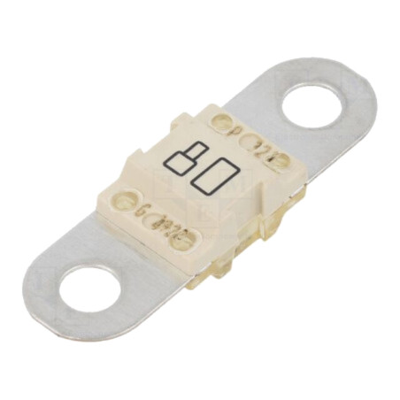 Siguranţă: siguranţă; 80A; 32VDC; şurub M5; auto; 16x12x8mm; cupru