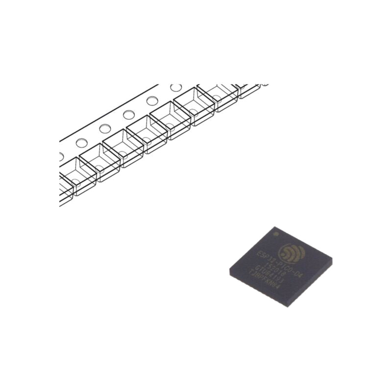 IC: SiP; Bluetooth Low Energy,WiFi; SMD; QFN48; 7x7mm; 4MBFLASH