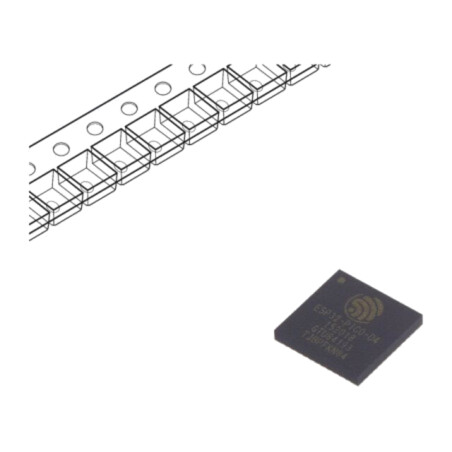 IC: SiP; Bluetooth Low Energy,WiFi; SMD; QFN48; 7x7mm; 4MBFLASH