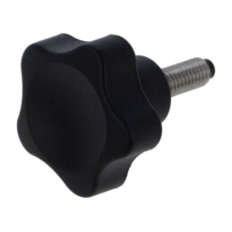Buton de reglare; Ø: 32mm; Filet ext: M6; 16mm; H: 22,5mm