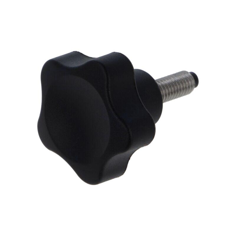 Buton de reglare; Ø: 32mm; Filet ext: M6; 16mm; H: 22,5mm