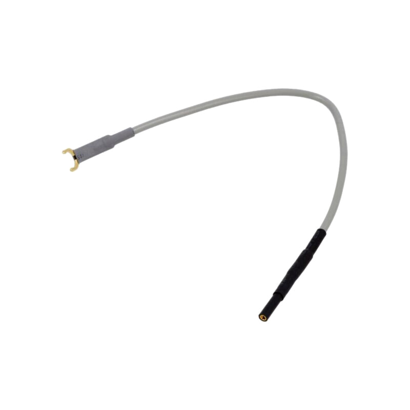Cablu de împământare; soclu 0,6mm,mufă tip furcă; gri