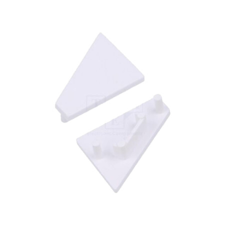 Obturator pt.LED profile; albă; 20buc; ABS; GEN2; CORNER14