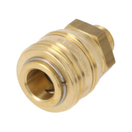 Conector rapid; 0÷35bar; alamă; 40mm; Filet ext: G 1/4"; 1000l/min