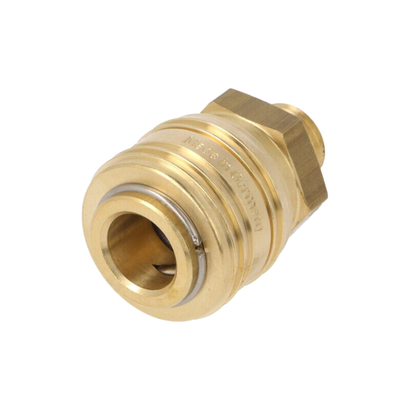 Conector rapid; 0÷35bar; alamă; 40mm; Filet ext: G 1/4"; 1000l/min Conector rapid; 0÷35bar; alamă; 40mm; Filet ext: G 1/4"; 1000l/min