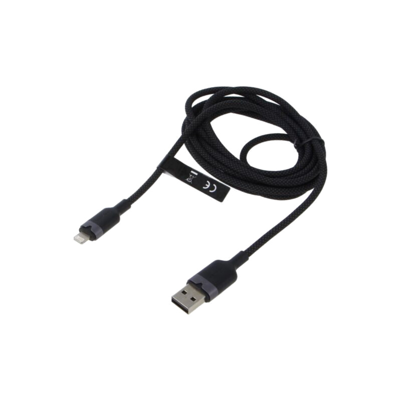 Cablu; USB 2.0; mufă Apple Lightning,USB A mufă; nichelat; 2m