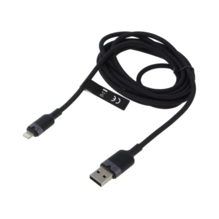 Cablu; USB 2.0; mufă Apple Lightning,USB A mufă; nichelat; 2m