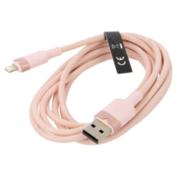 Cablu; USB 2.0; mufă Apple Lightning,USB A mufă; nichelat; 2m