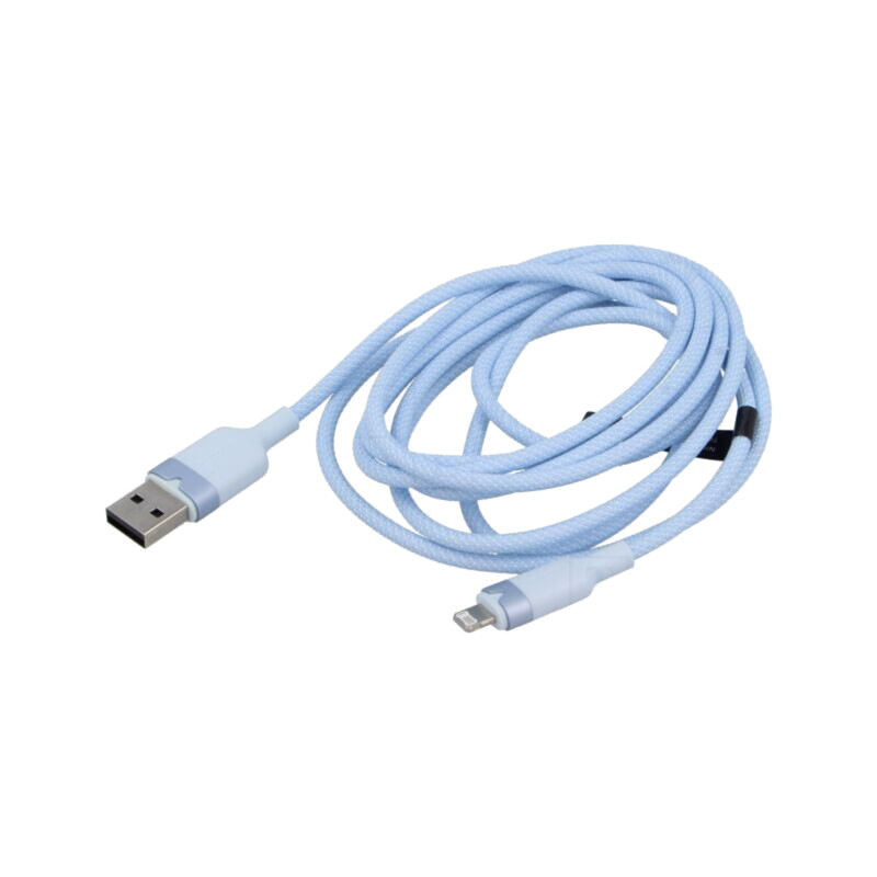 Cablu; USB 2.0; mufă Apple Lightning,USB A mufă; nichelat; 2m