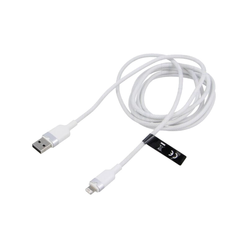 Cablu; USB 2.0; mufă Apple Lightning,USB A mufă; nichelat; 2m