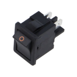 ROCKER; DPST; Poz: 2; ON-OFF; 4A/250VAC; neagră; fără; 100mΩ