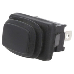 ROCKER; SPDT; Poz: 2; ON-ON; 10A/24VDC; neagră; IP65; fără; RF