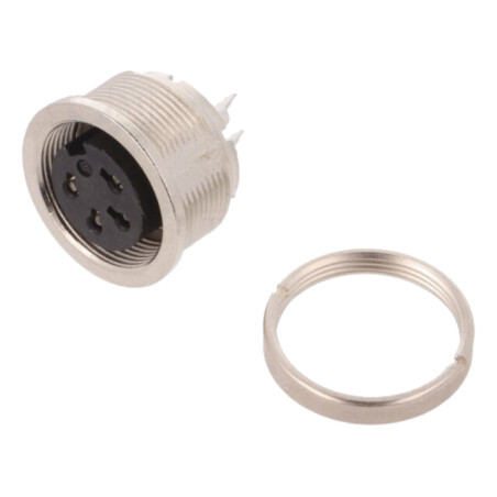 Conector: M16; soclu; 581,680,682; mamă; PIN: 4; neecranaţi; 6A; IP40