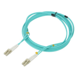 Patch cord cu fibră; OM4; LC/UPC,din ambele părţi; 3m; LSZH