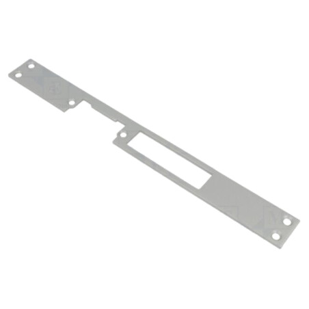 Tablă frontală; pentru yală electromagnetică; gri; oţel