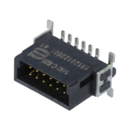 Conector: PCB-cablu/PCB; tată; PIN: 12; 1,27mm; har-flex®; 2,3A; SMT