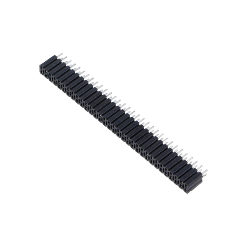 Conector: şiruri pini; soclu; mamă; PIN: 64; drept; 2,54mm; THT; 2x32