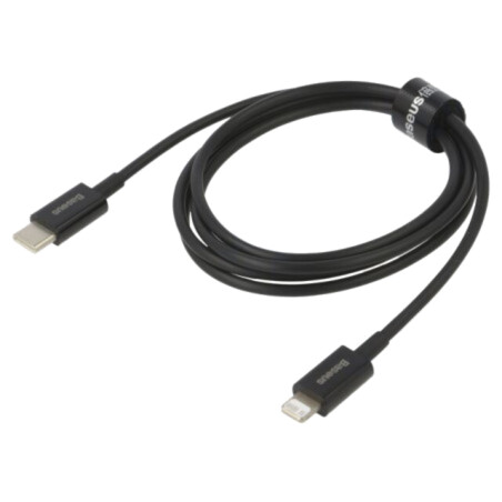 Cablu; mufă Apple Lightning,USB C mufă; 1m; negru; 20W