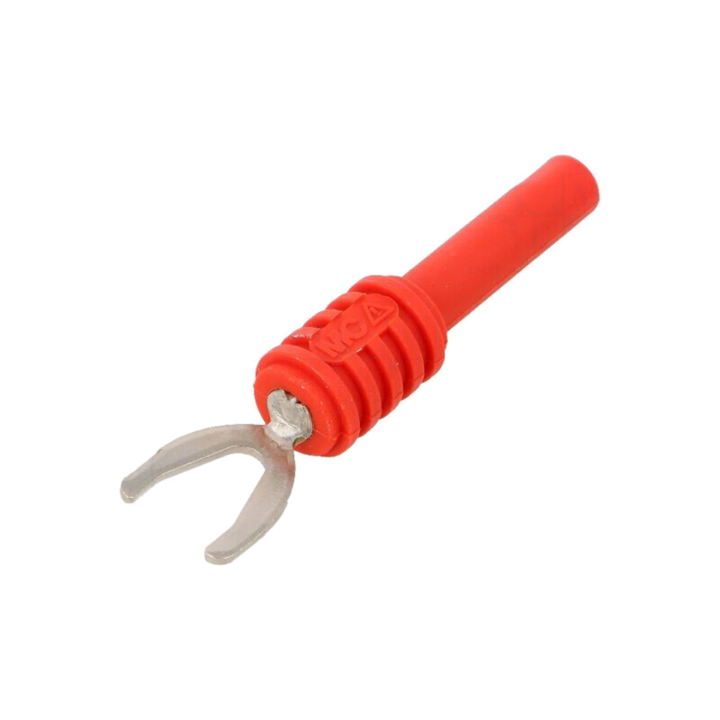 Conector: tip furcă; mufă; banană 4mm priză,mufă tip furcă; 20A