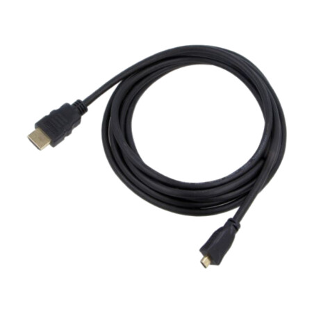 Cablu; HDMI 2.1; HDMI mufă,mufă  micro HDMI; PVC; Lung: 2m; negru