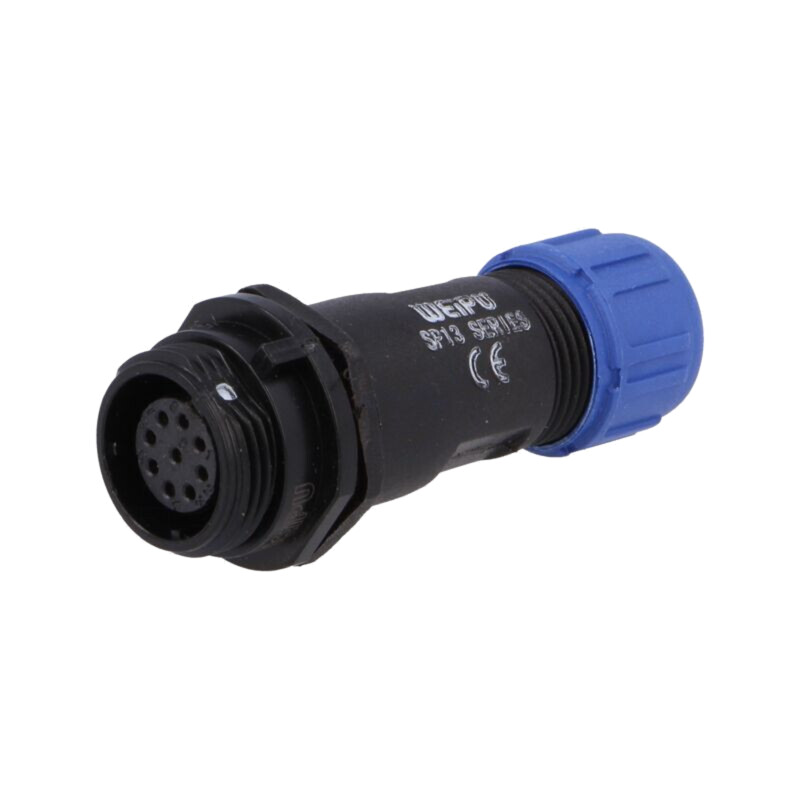 Mufă; SP13; mamă; PIN: 9; IP68; 4÷6,5mm; 3A; lipire; pe cablu; 125V