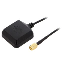Antenă; GPS; 3dBi; RHCP; magnet; 50Ω; 39x33x14mm; -40÷85°C; Lung: 3m