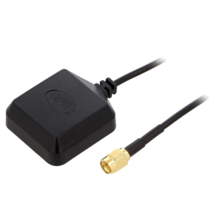 Antenă; GPS; 3dBi; RHCP; magnet; 50Ω; 39x33x14mm; -40÷85°C; Lung: 3m