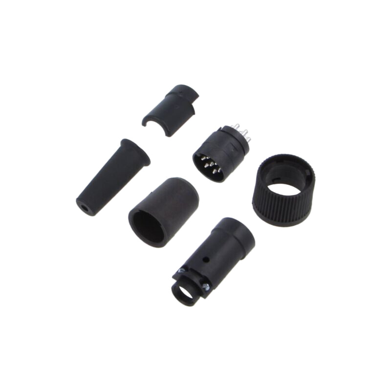 Conector: circular; 678; 32V; PIN: 7; mufă; tată; lipire; pe cablu; 5A Conector: circular; 678; 32V; PIN: 7; mufă; tată; lipire; pe cablu; 5A