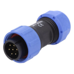 Mufă; SP17; tată; PIN: 7; IP68; 6÷10mm; lipire; pe cablu; 400V; 5A