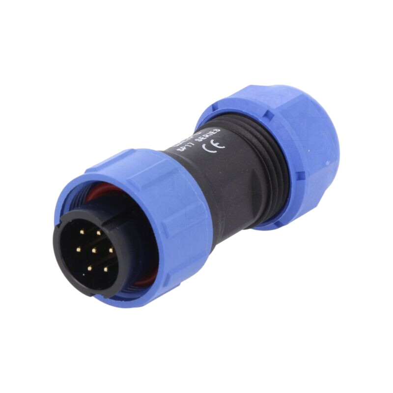 Mufă; SP17; tată; PIN: 7; IP68; 6÷10mm; lipire; pe cablu; 400V; 5A