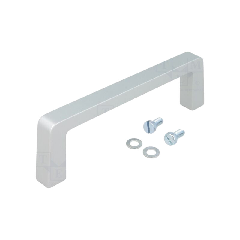 Suport; aluminiu; gri; H: 40mm; L: 134mm; W: 12,2mm; manetă