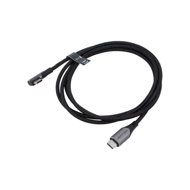 Cablu; USB 2.0; nichelat; 1,5m; negru; Fire: Cu,cositorit; textilă