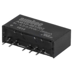 Convertor: DC/DC; 1W; Uintr: 4,5÷5,5VDC; Uieş: 12VDC; Uieş2: -12VDC
