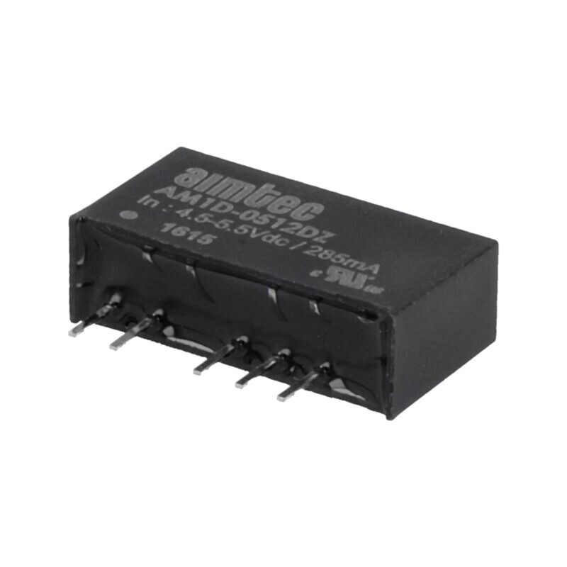 Convertor: DC/DC; 1W; Uintr: 4,5÷5,5VDC; Uieş: 12VDC; Uieş2: -12VDC