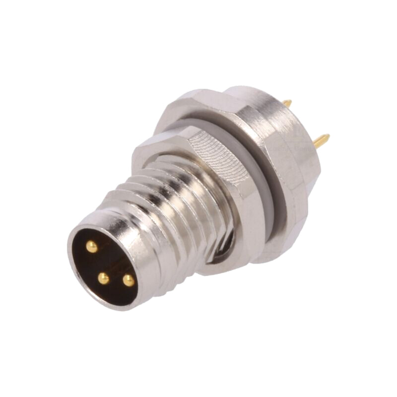 Conector: M8; tată; PIN: 3; neecranaţi; soclu; IP67; 60V; 2,5÷4mm Conector: M8; tată; PIN: 3; neecranaţi; soclu; IP67; 60V; 2,5÷4mm