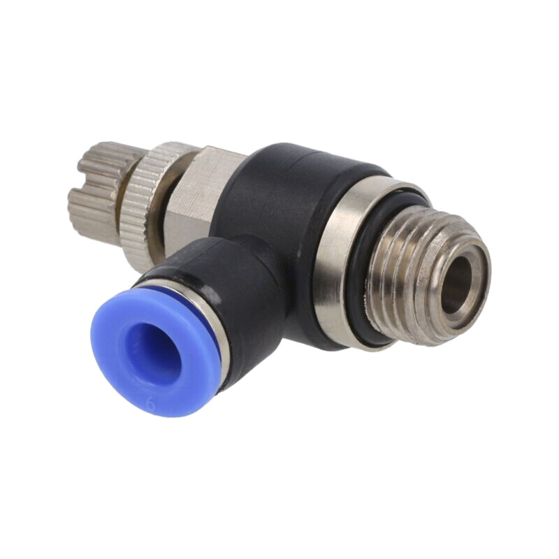 Supapă anti-retur; -0,95÷15bar; alamă nichelată,PBT; 6mm; 0÷60°C