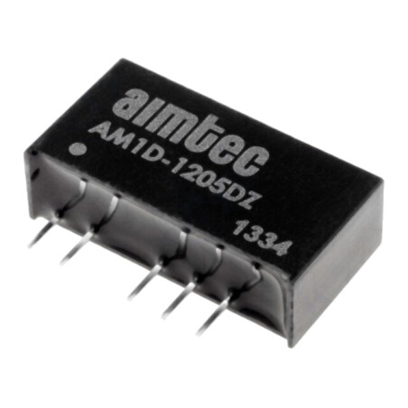 Convertor: DC/DC; 1W; Uintr: 10,8÷13,2VDC; Uieş: 5VDC; Uieş2: -5VDC