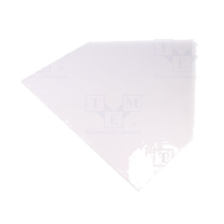 Foaie; Dim: 300x498mm; Thk: 1mm; albă; Toleranţă dimensiuni: 0; +2mm